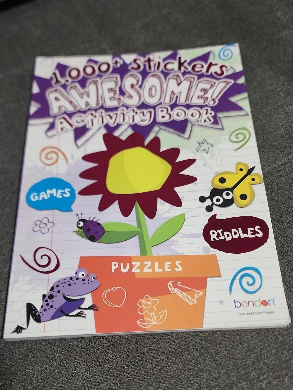 Bendon 1,000+ Stickers Awesome! Activity Book